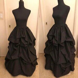 Victorian Gothic Skirt Bustle Renaissance Fairytale Fits Small to Large